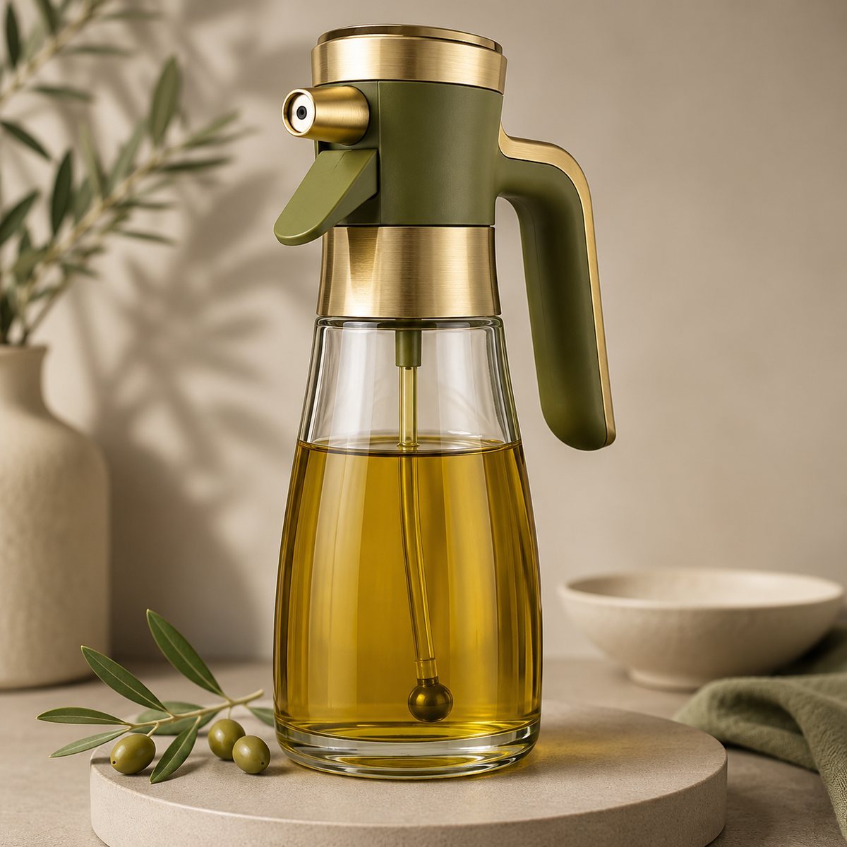 Olive Oil Sprayer Bottle for Cooking, Salads & Everyday Kitchen Prep