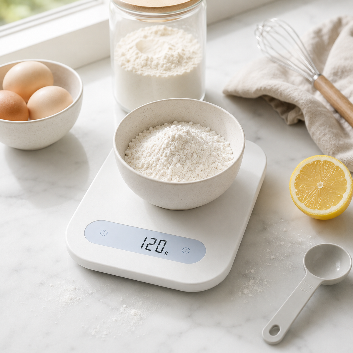 Digital Kitchen Scale for Baking, Coffee, Meal Prep & Everyday Cooking