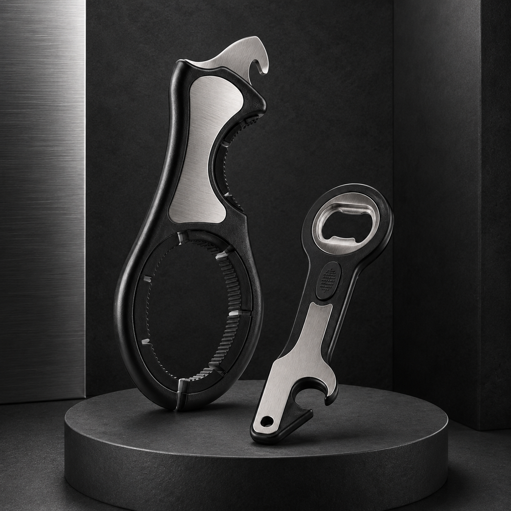 6-in-1 Easy Grip Jar & Bottle Opener Set