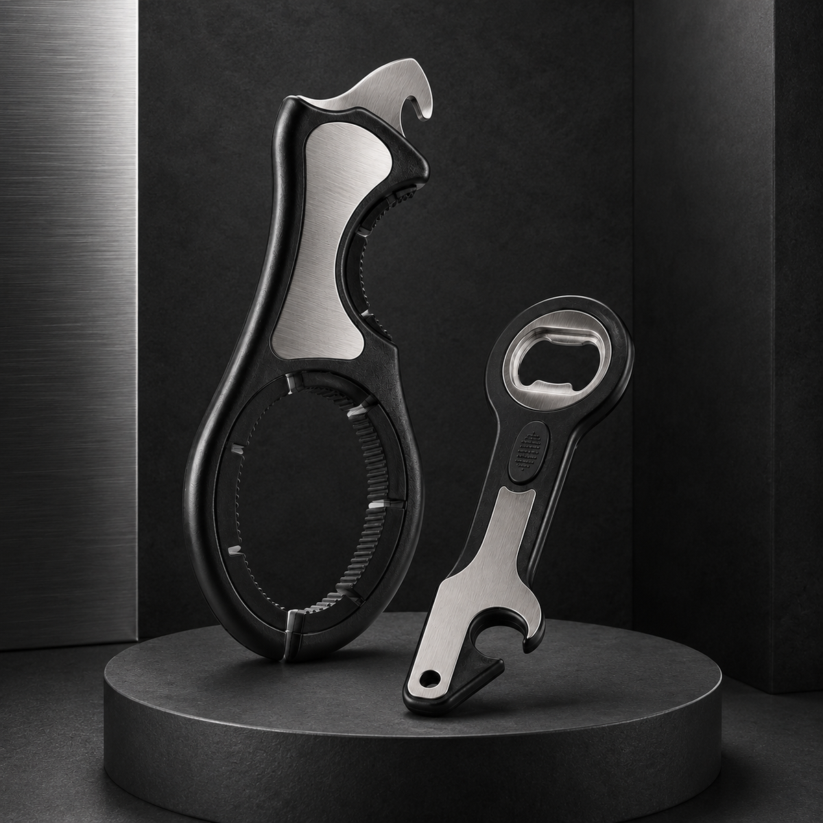6-in-1 Easy Grip Jar & Bottle Opener Set