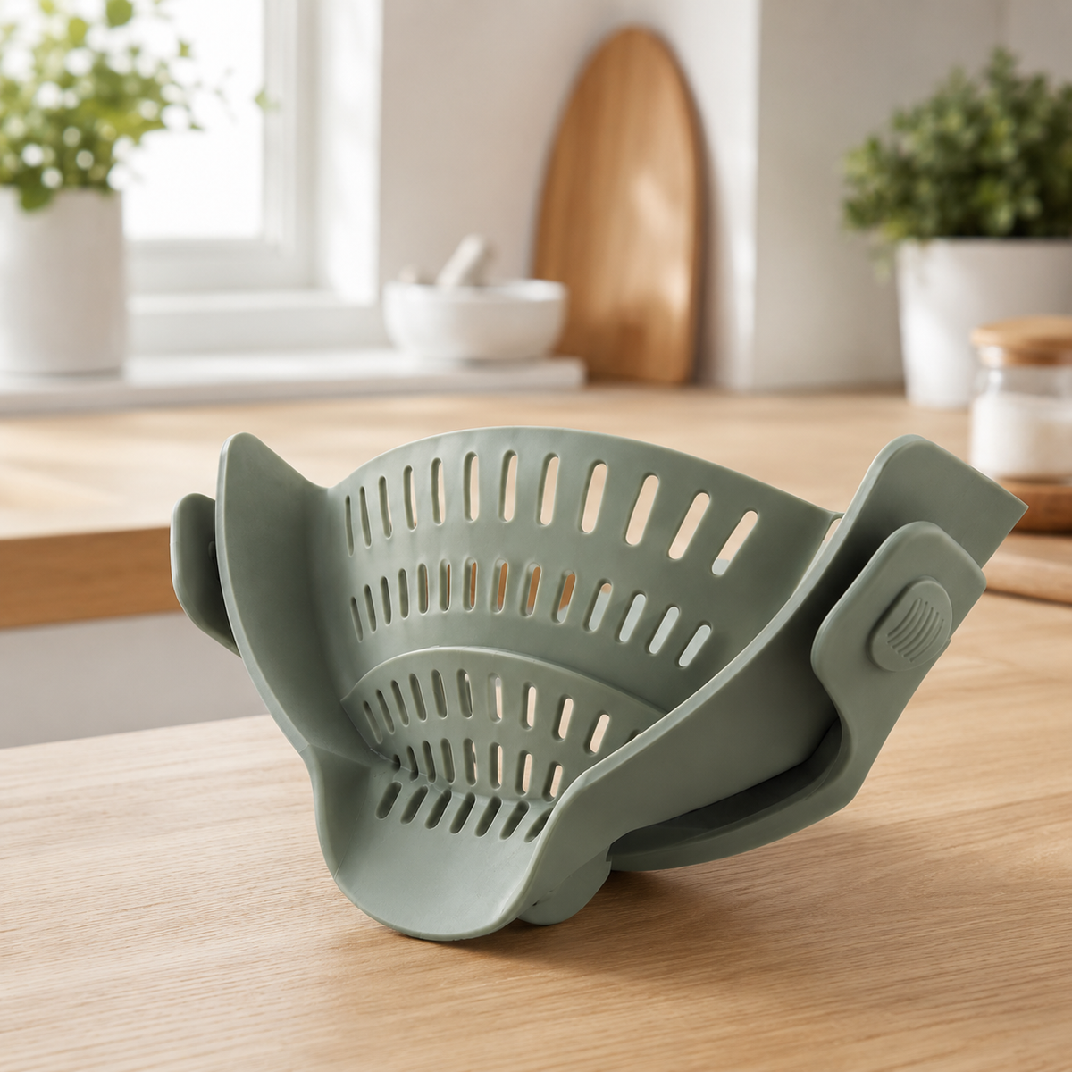 Clip-On Silicone Pot Strainer
