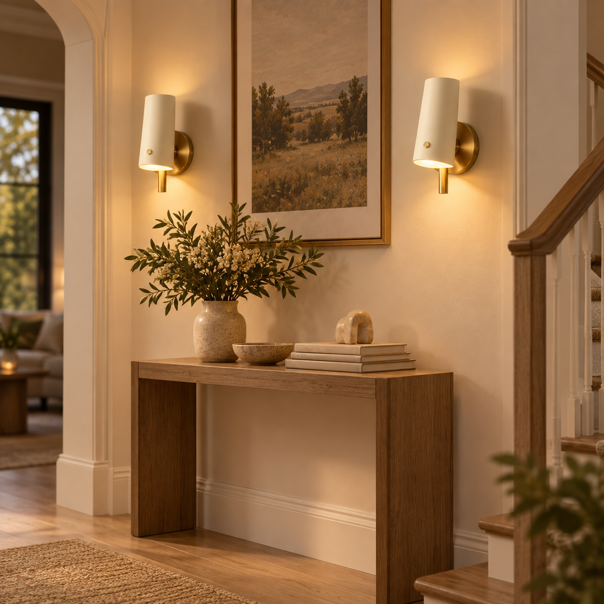 Cordless Adjustable Wall Sconce – Warm LED Accent Light with Remote Control