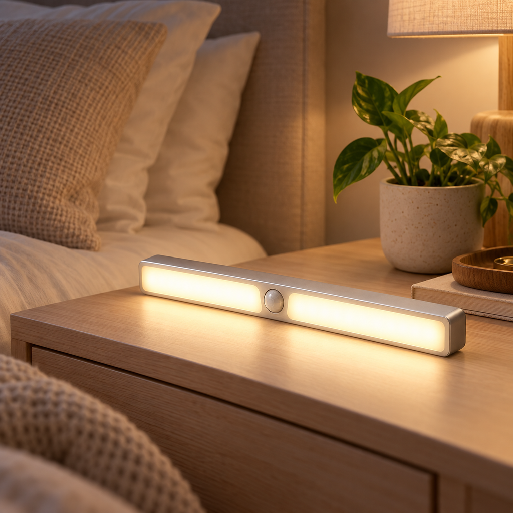 Rechargeable Motion Sensor Under Cabinet Light – Wireless LED Closet & Counter Light